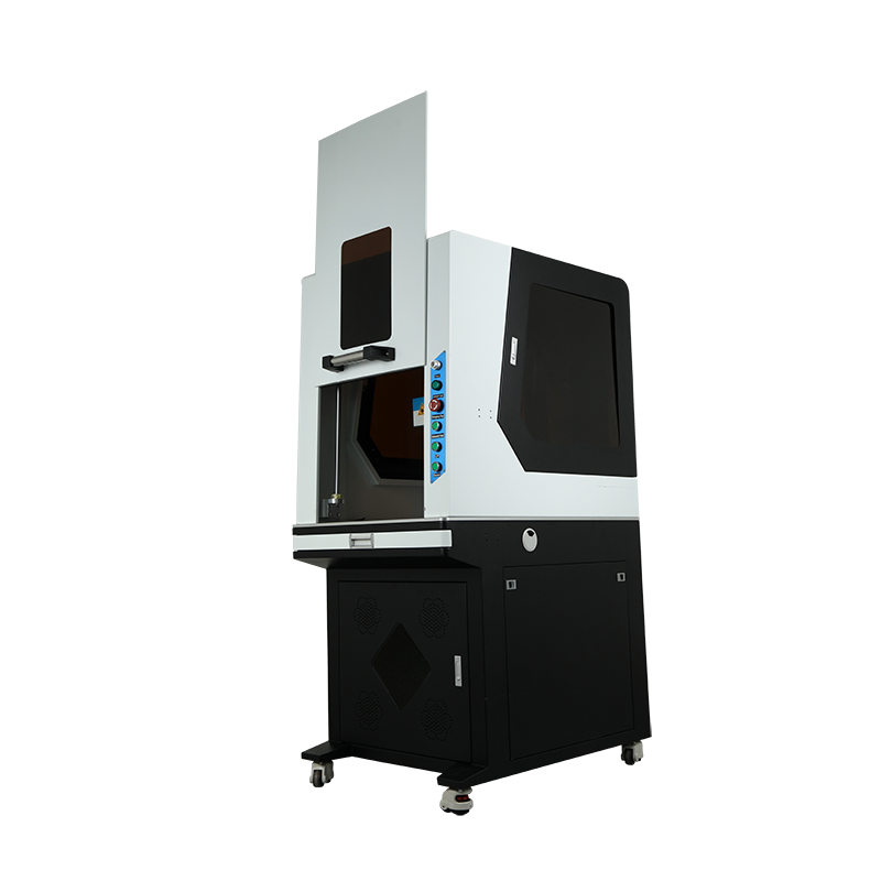 Enclosed Cabinet Class IV Laser Protection 50W Fiber Laser Marking Machine